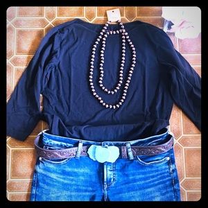 28” Single  Strand Navajo Beads